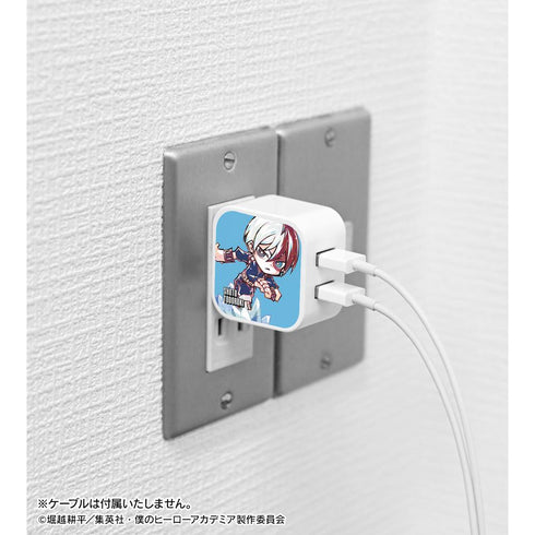 『僕のヒーローアカデミア』轟焦凍 デフォルメAni-Art 2ポートUSBアダプター【202508再販】